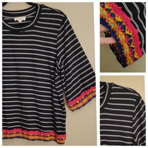 Top with Crochet accents